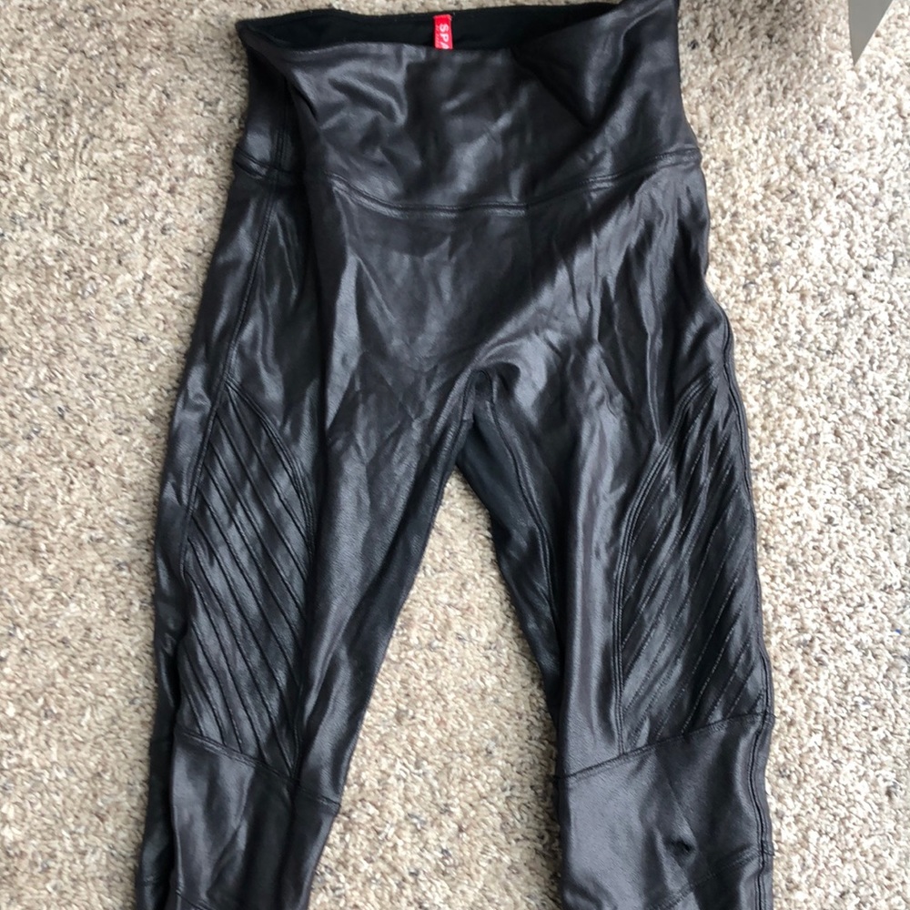 SPANX moto leggings